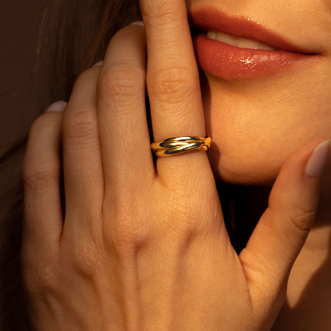 Instant d'Or Bague Saturna or jaune