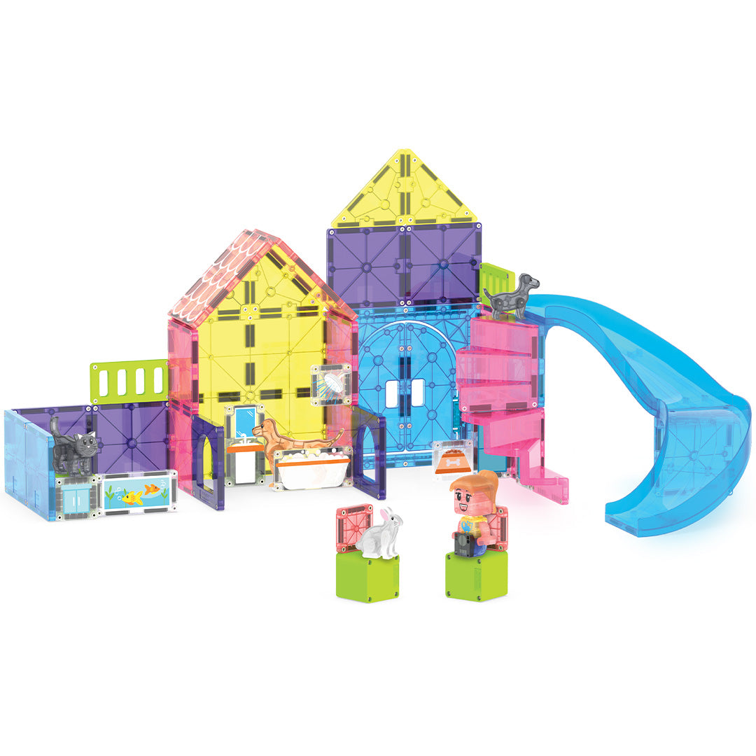 magna-tiles magnetische tegels pet playhouse - 50st