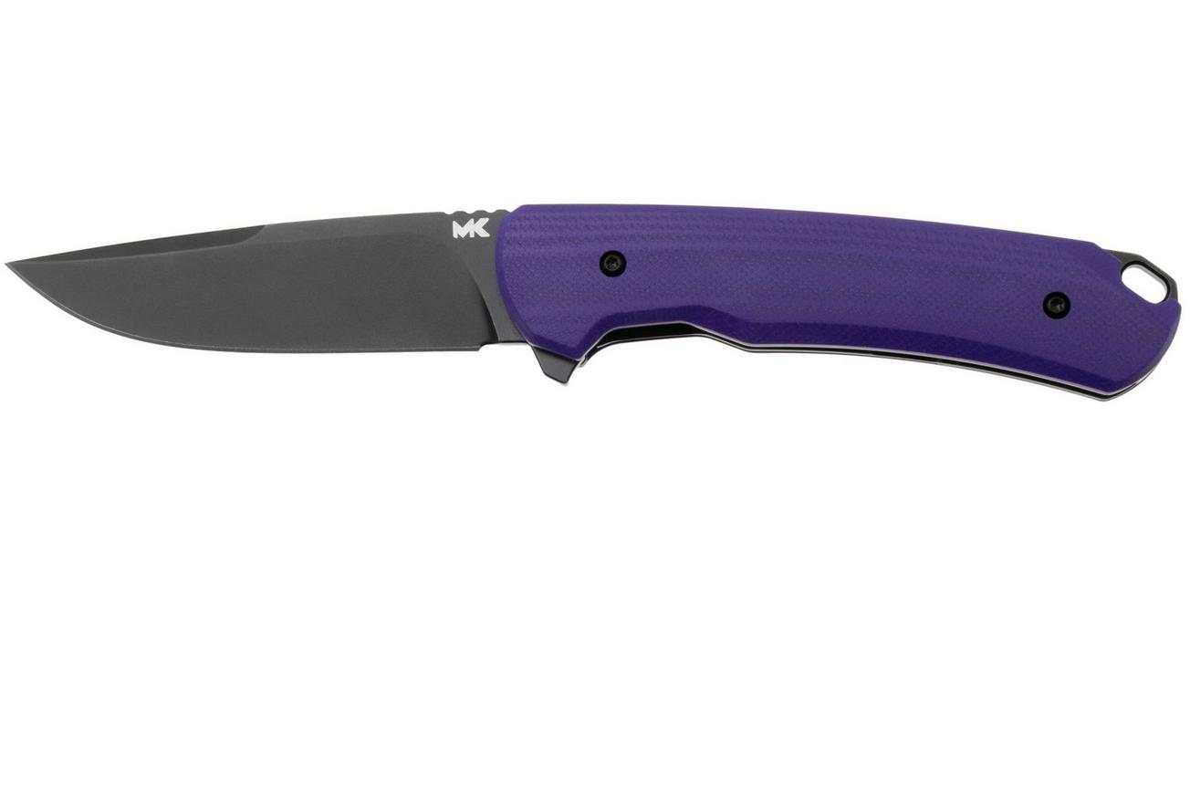 MK Knives & Tools Humbler Nightberry 02F.BP003, Black CPM MagnaCut, Purple G10 zakmes