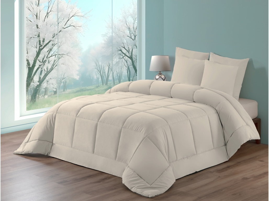 EDREDÃO HOMESPECIAL BEGE 160X220CM