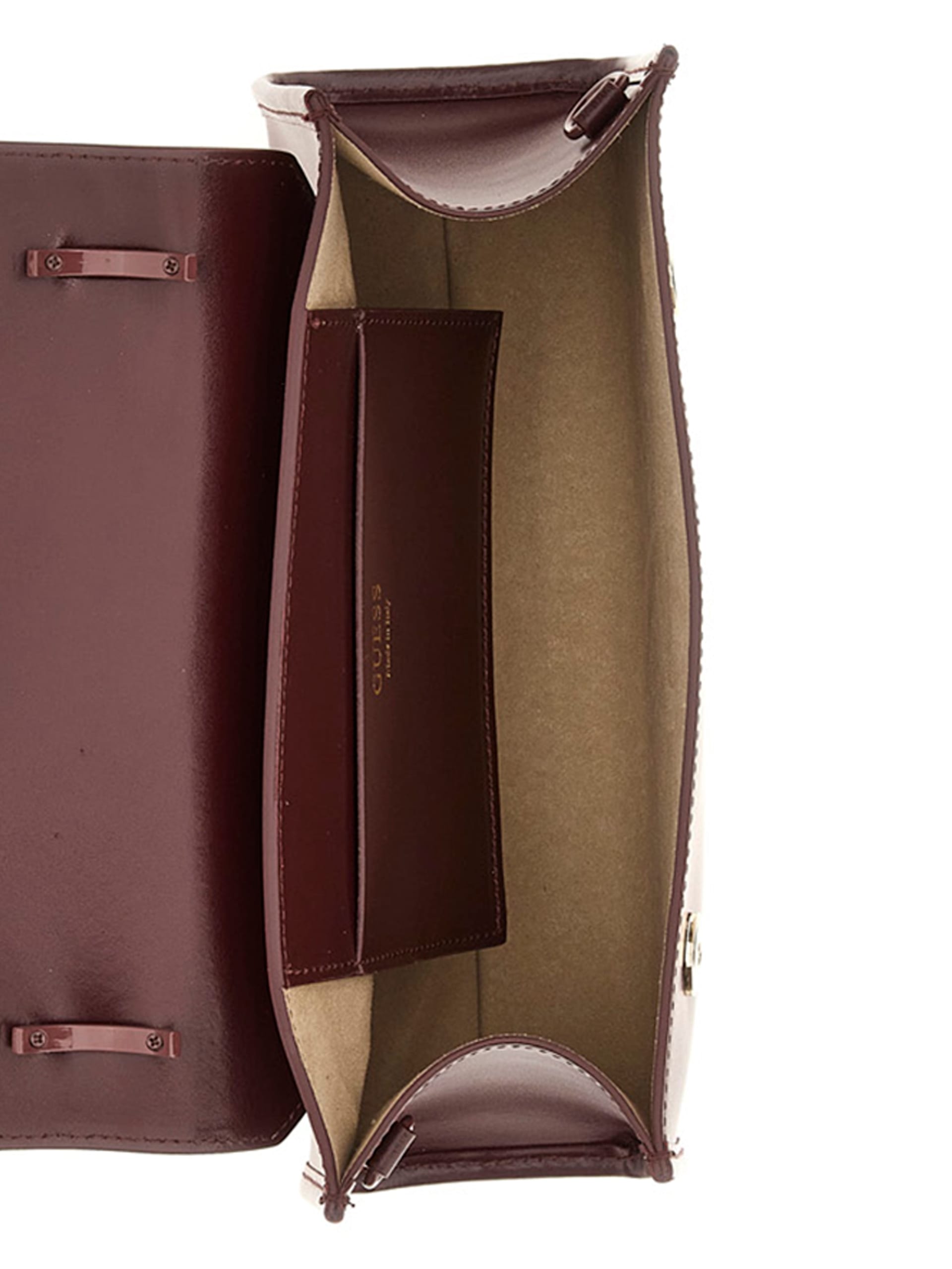 Bolsa de couro de bambu Iris