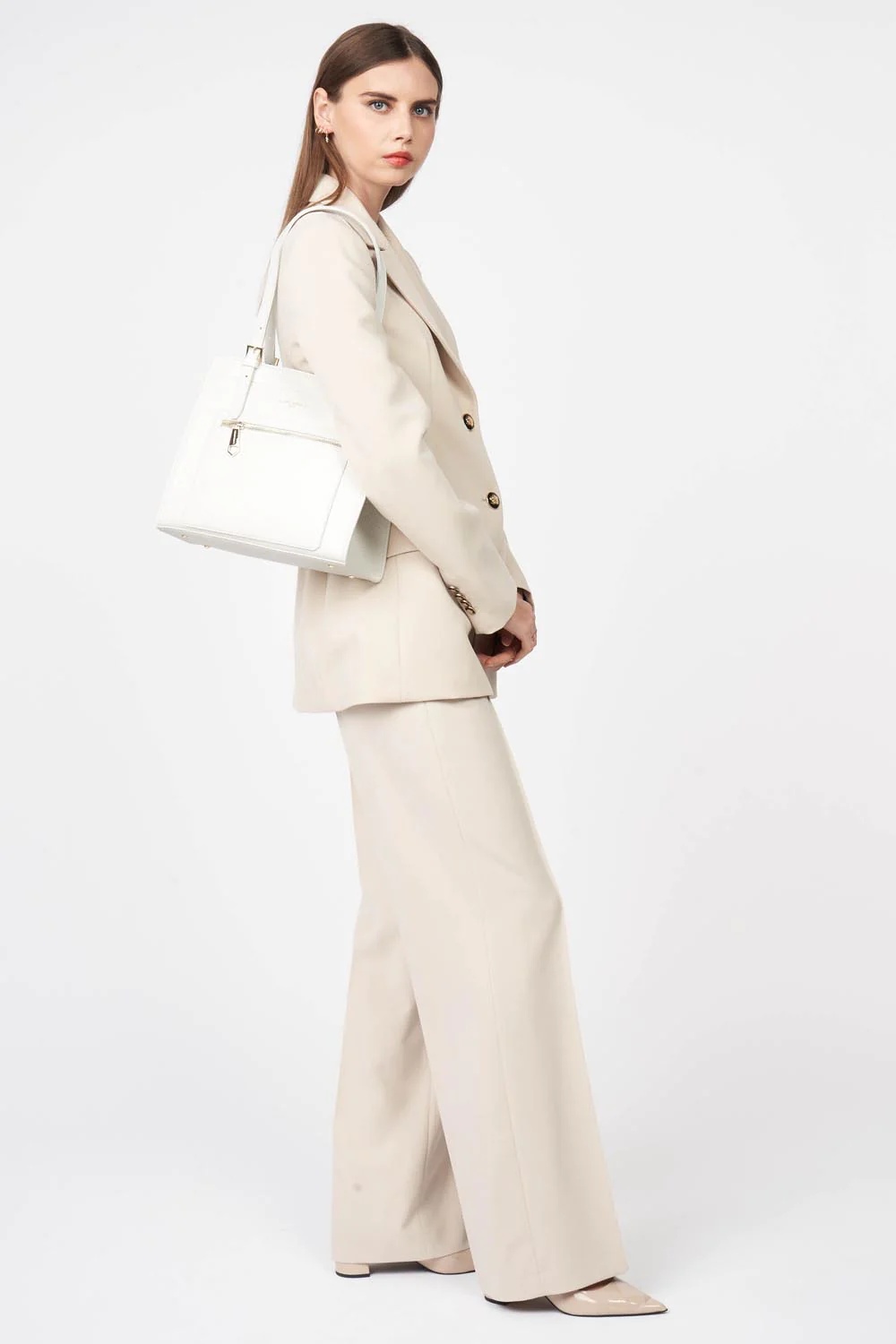 Foulonné Double-Sac cabas épaule