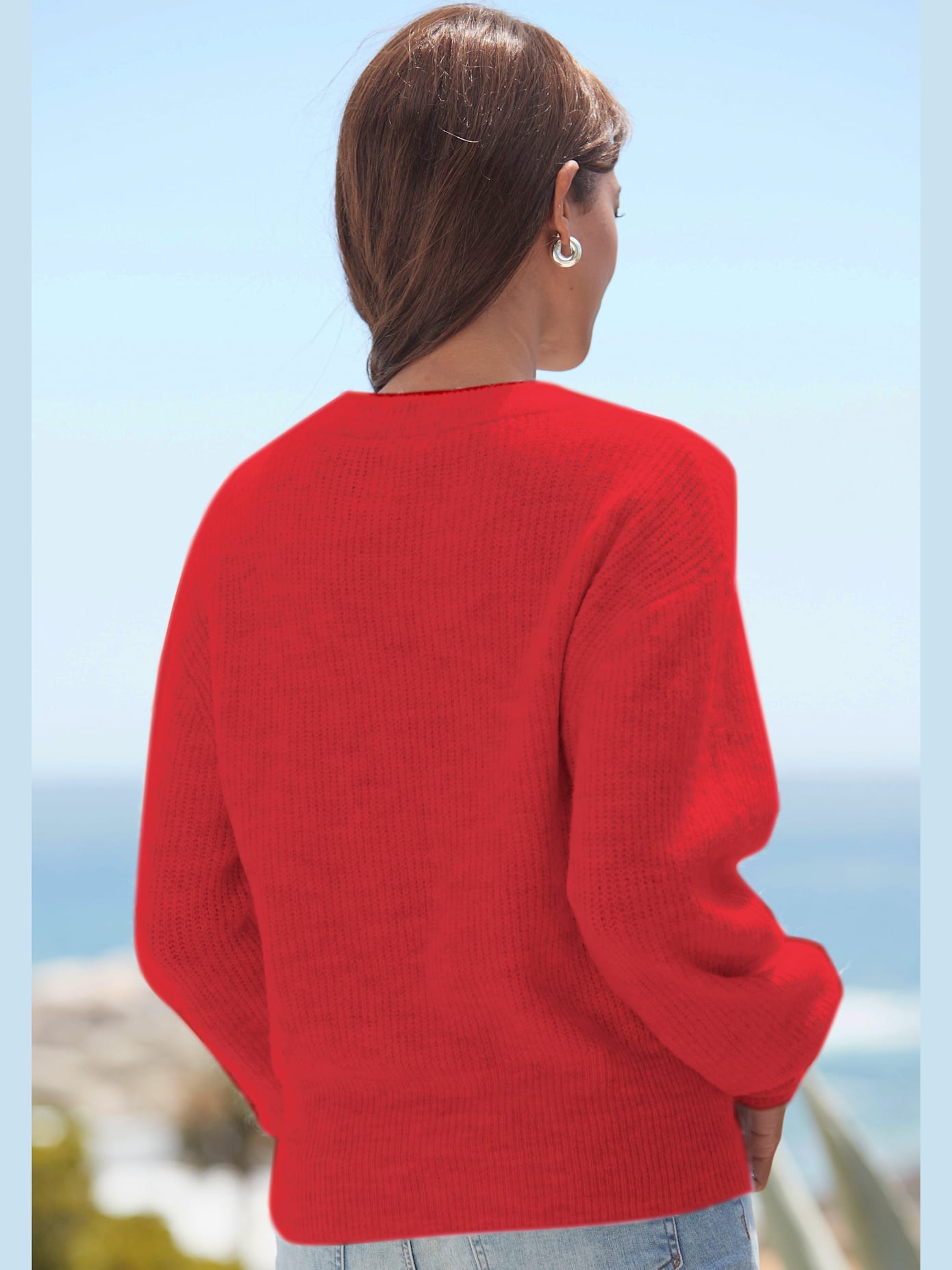 Pull en tricot encolure ronde