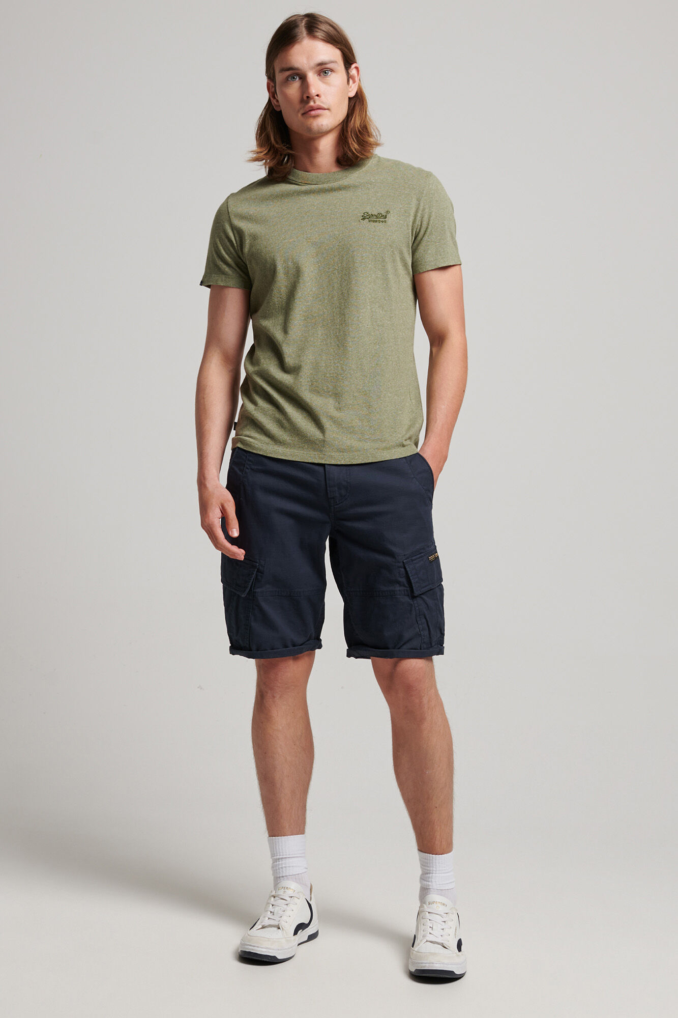Calções cargo Superdry - azul marinho
