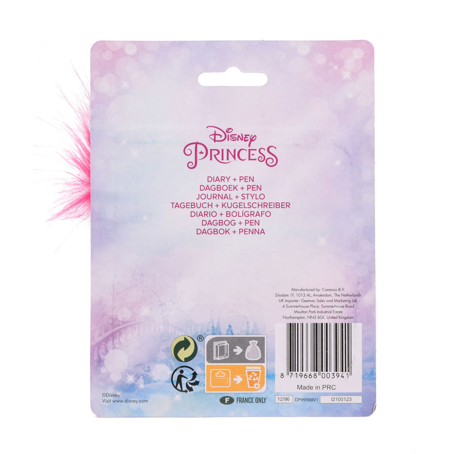 Disney Prinses Dagboek Pluche met Pen