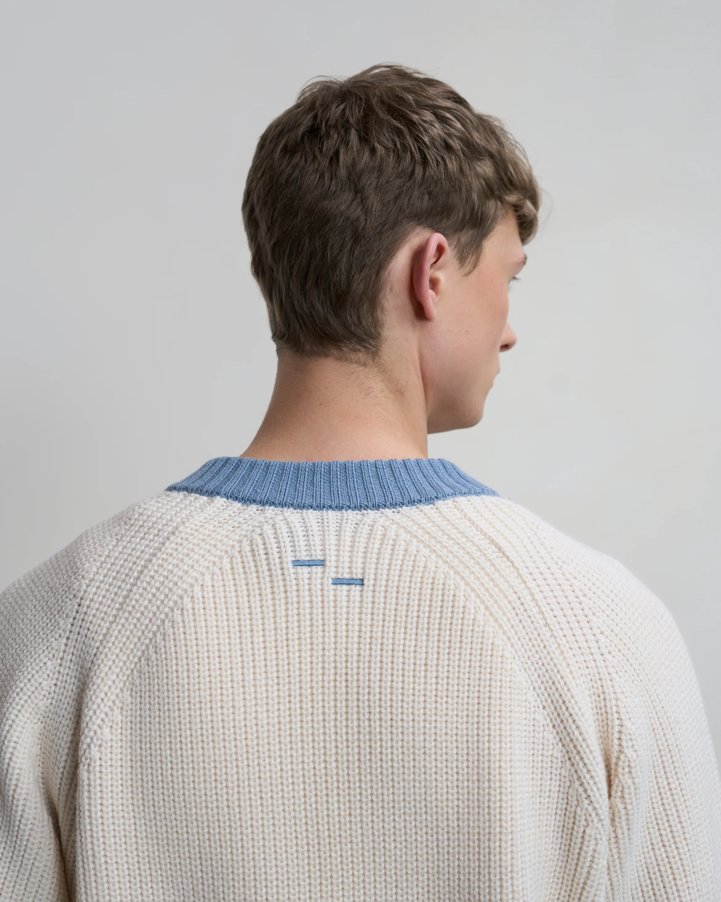 Zip Knit Classic Antique White