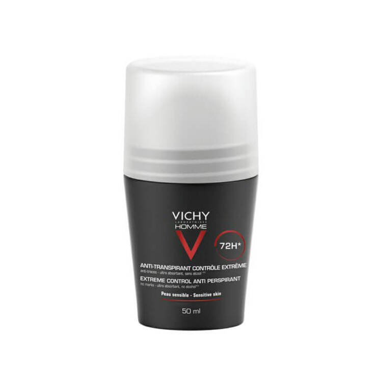 Vichy Homme Deo Roll-on 72h Extreme Control, 50 ml