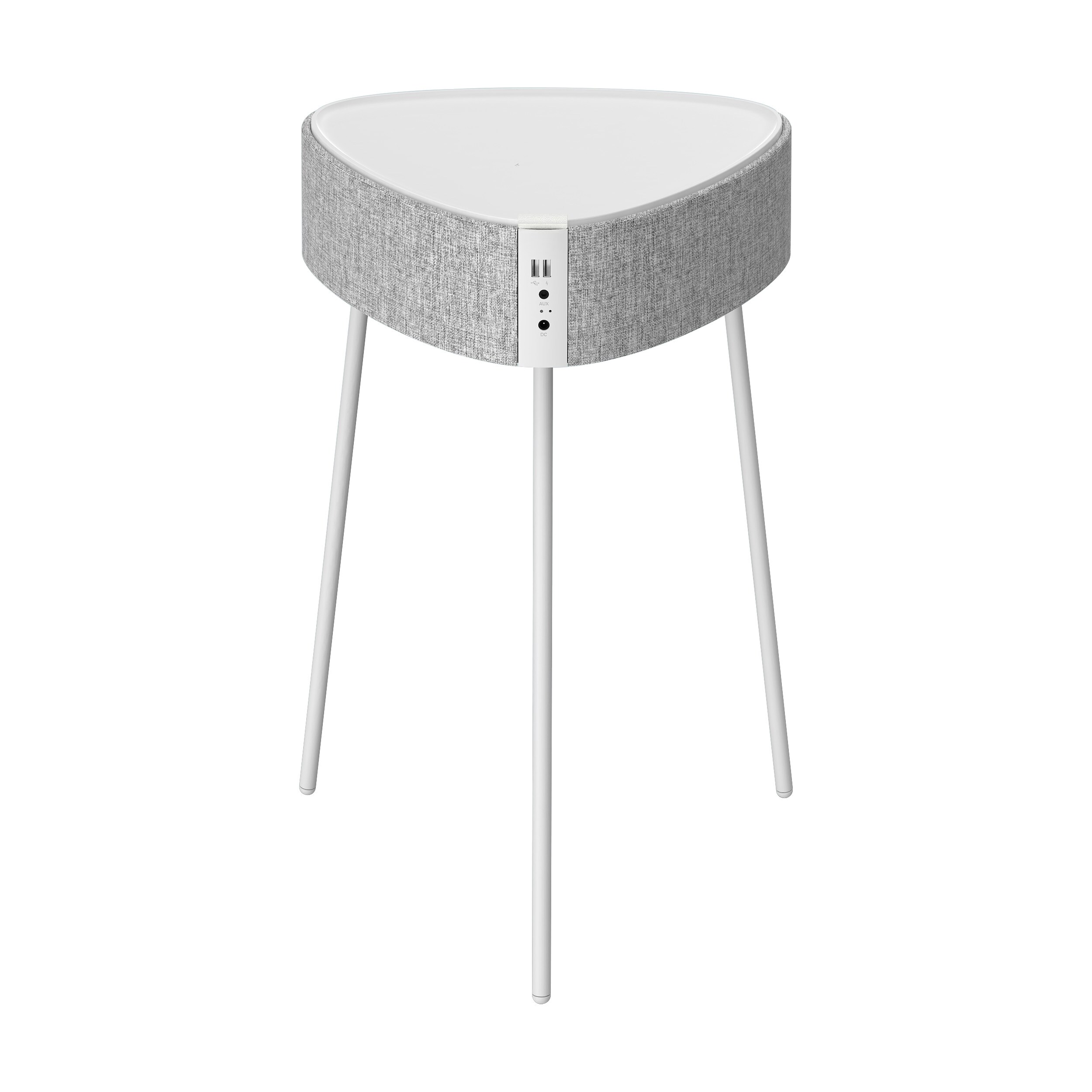 Fontastic Drahtloser Lautsprecher Mesu im Tisch Design weiß