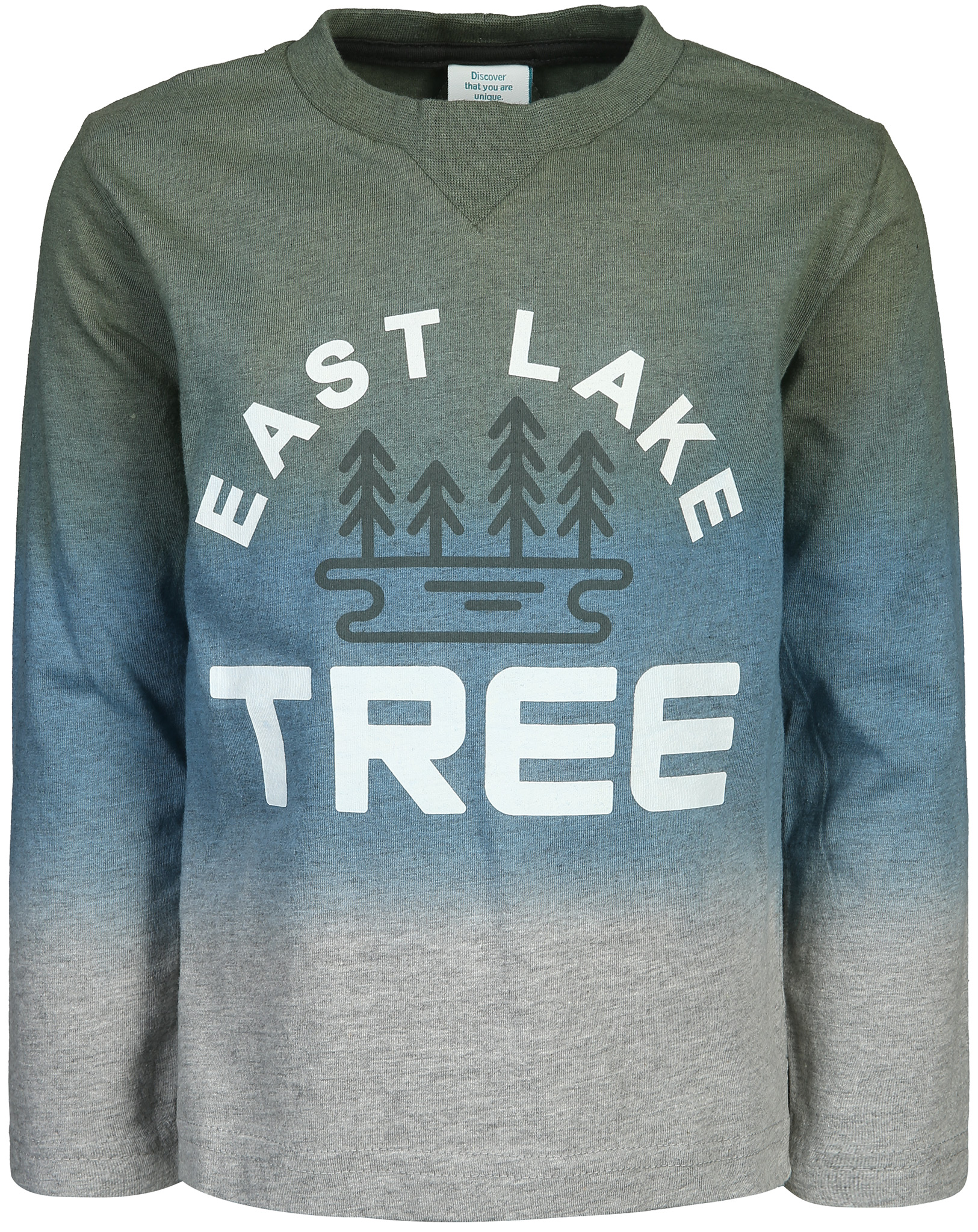 Langarmshirt TREE in grau