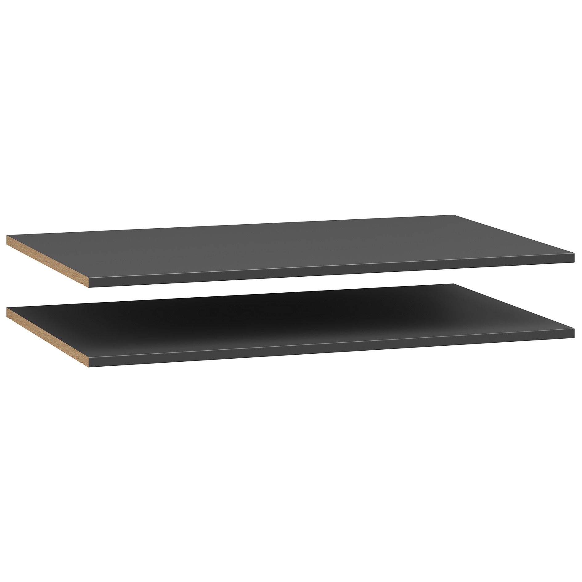 2-teiliges Einlegeboden-Set - anthrazit - für 52 cm Tiefe