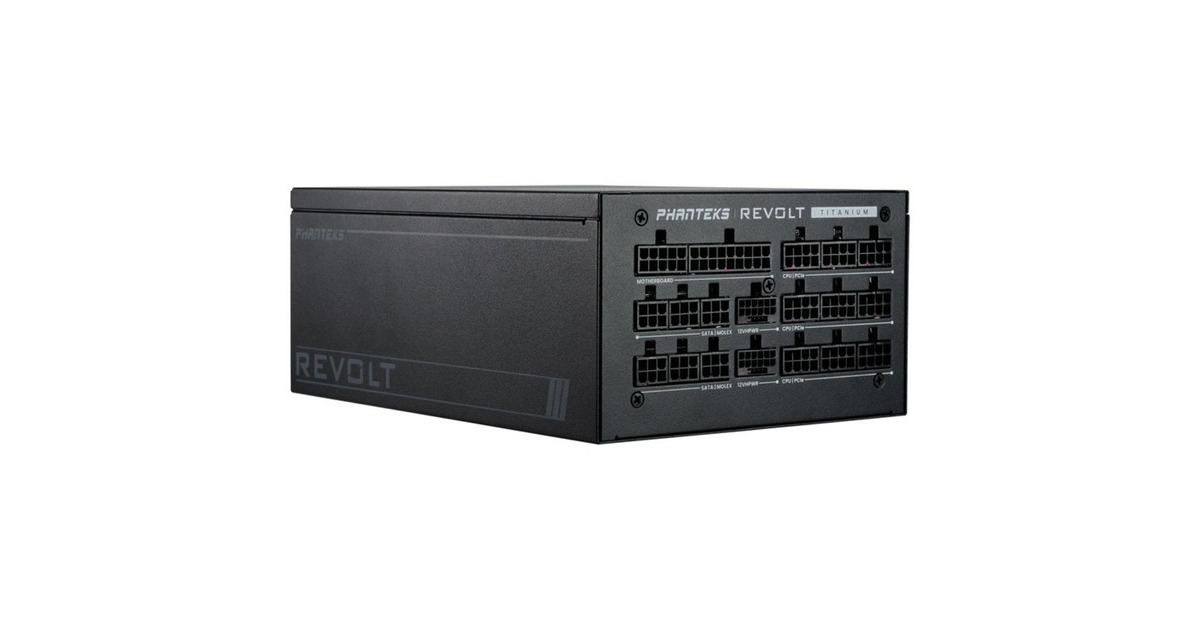 PhanteksRevolt modulaire 1600 watt voeding   (Zwart)