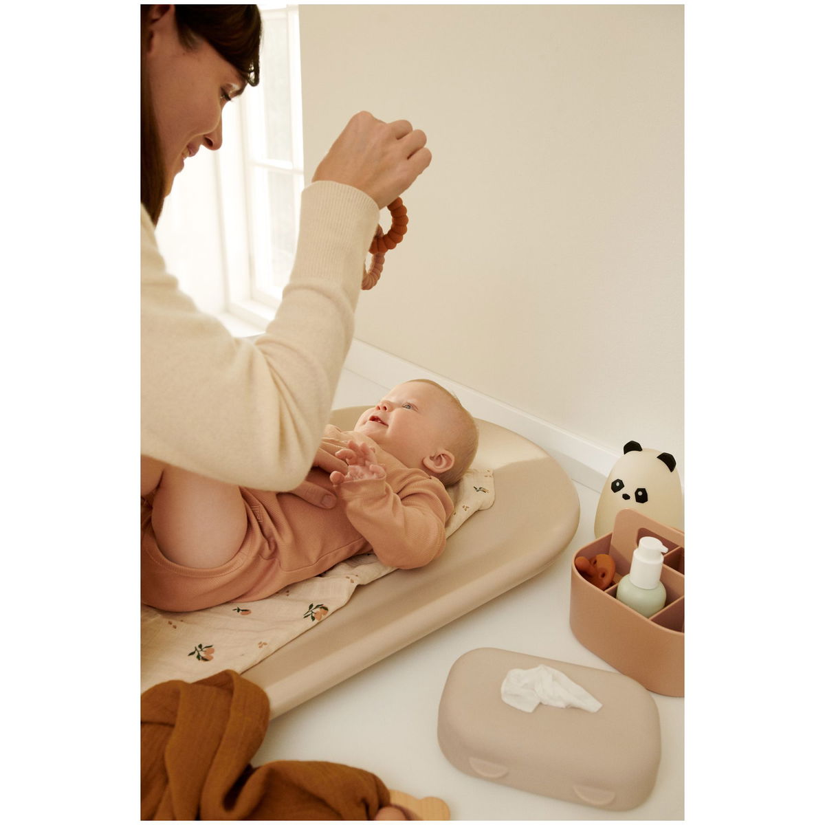 LIEWOODLIEWOOD   Emi Wet Wipes Behälter sandy