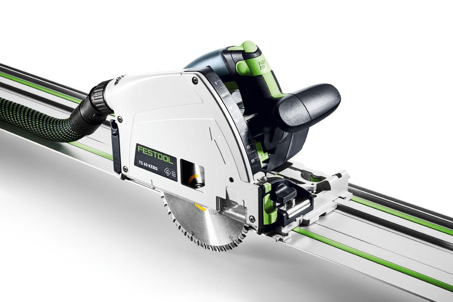 Festool TS 60 KEBQ-Plus-FS Invalzaag in Systainer met FS 1400/2 Geleiderail - 577417