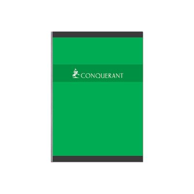 Conquérant - Cahier broché A4 (21x29,7cm) - 192 pages - grands carreaux (Seyes) - disponible dans différentes couleurs