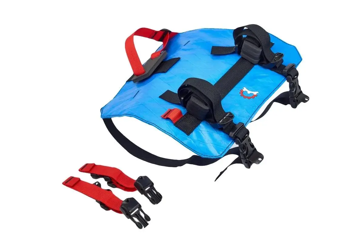 Revelate Designs Pronghorn Stuurtas L incl. Waterdichte Zak 23.0L Blauw/Wit