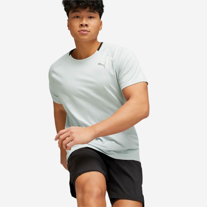 Puma Herre T-shirts Run Cloudspun SS Tee Grå