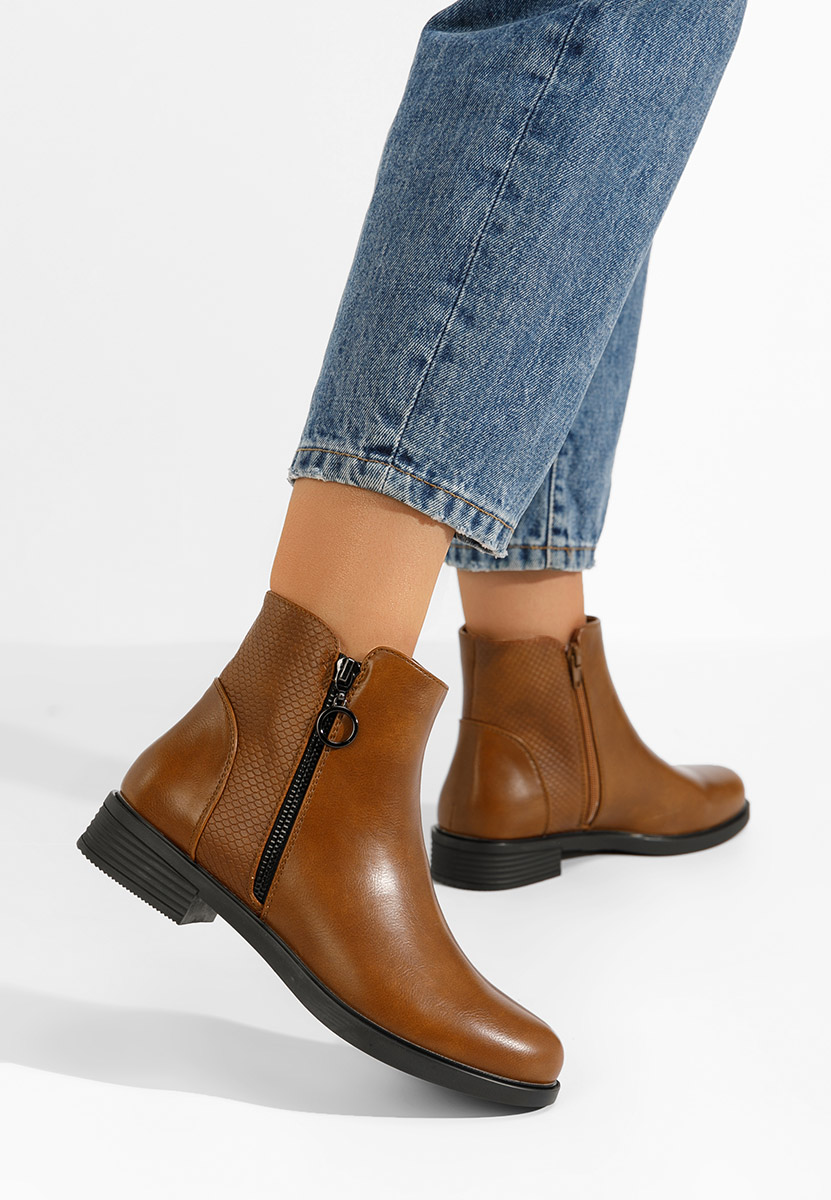 Boots femme chameau Derena