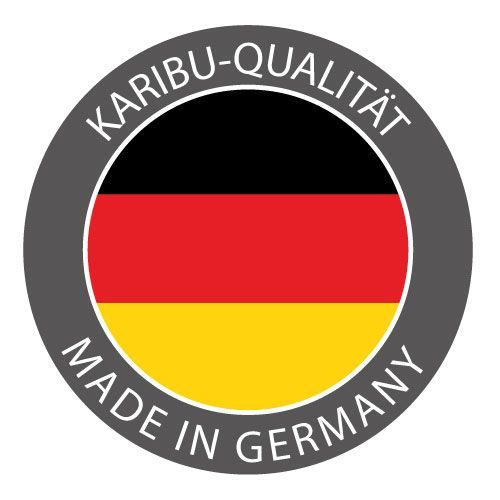 Karibu Infrarot Kombisauna Lene plus mit 9kW Bio-Ofen, Steuergerät und Infrarotstrahlern naturbelassen