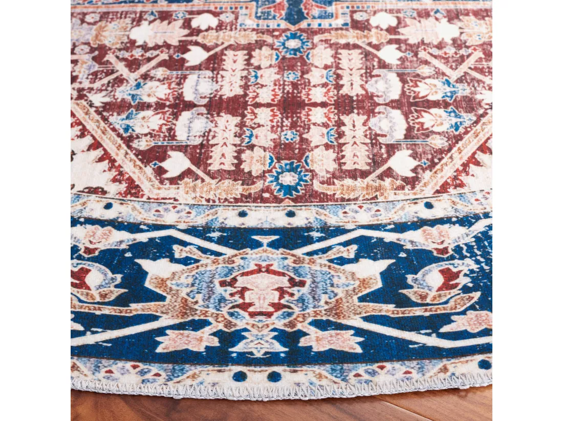 Tapis Red & Navy 183 X 183 cm - Serafina