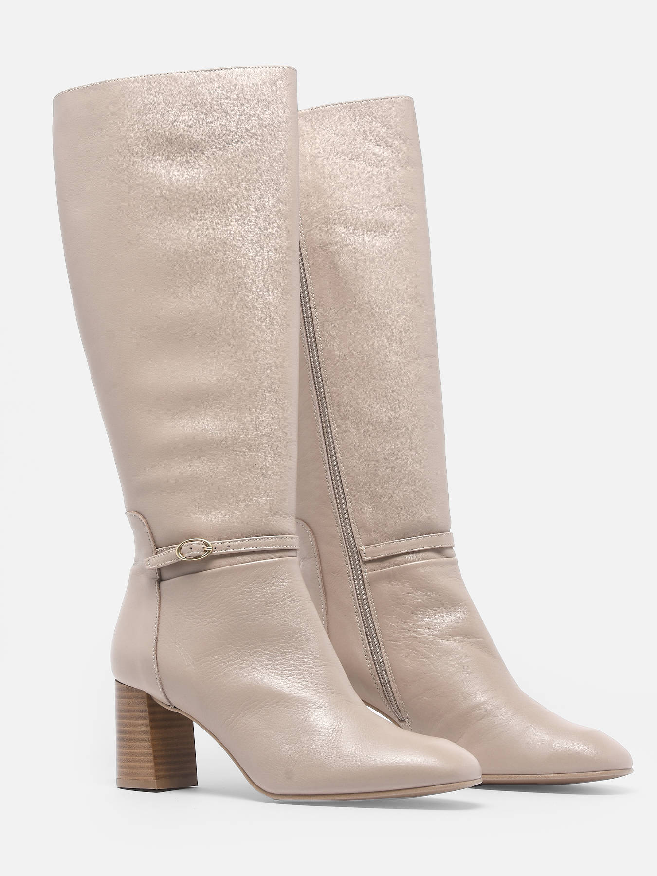 Bottes  talon Tania en cuir BRENDA ZARO