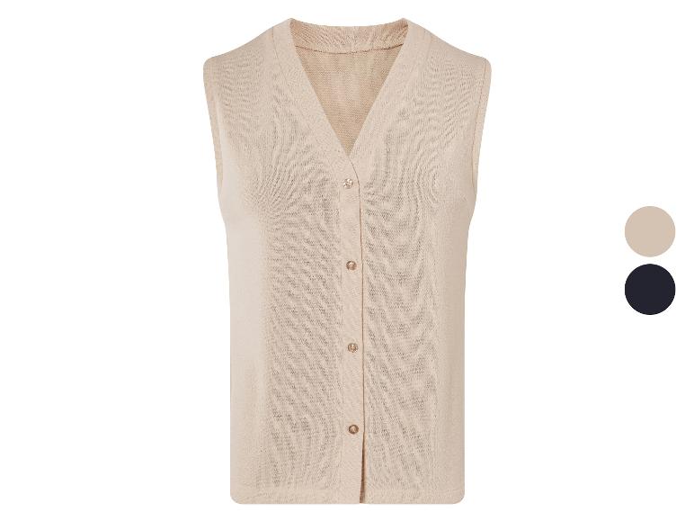 Gebreid dames vest