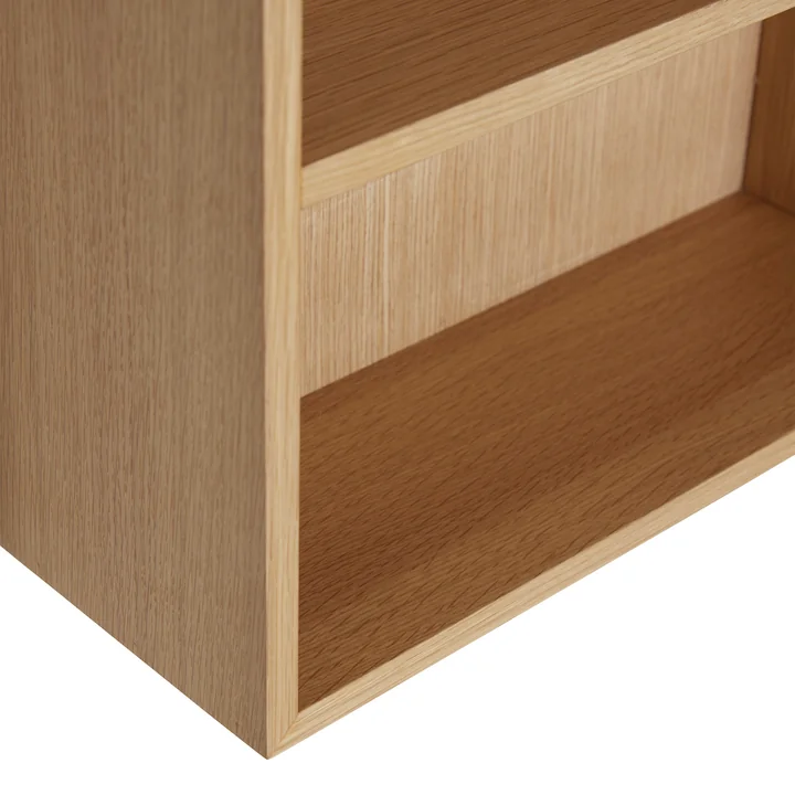 Hübsch Interior - Kappu Wandregal, H 100 cm, Eiche