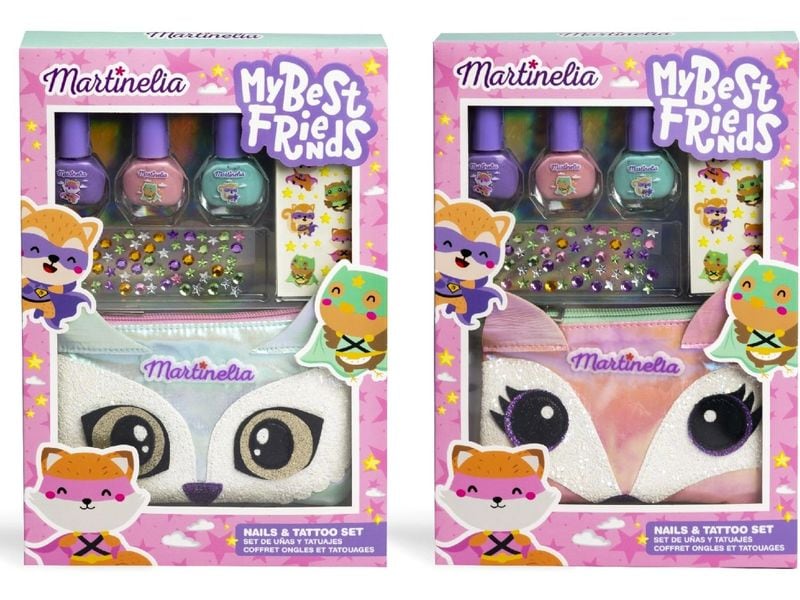 Martinelia My Best Friends Nail & Tattoo Set assortiert Nagellack-Set mit Tiermotiven