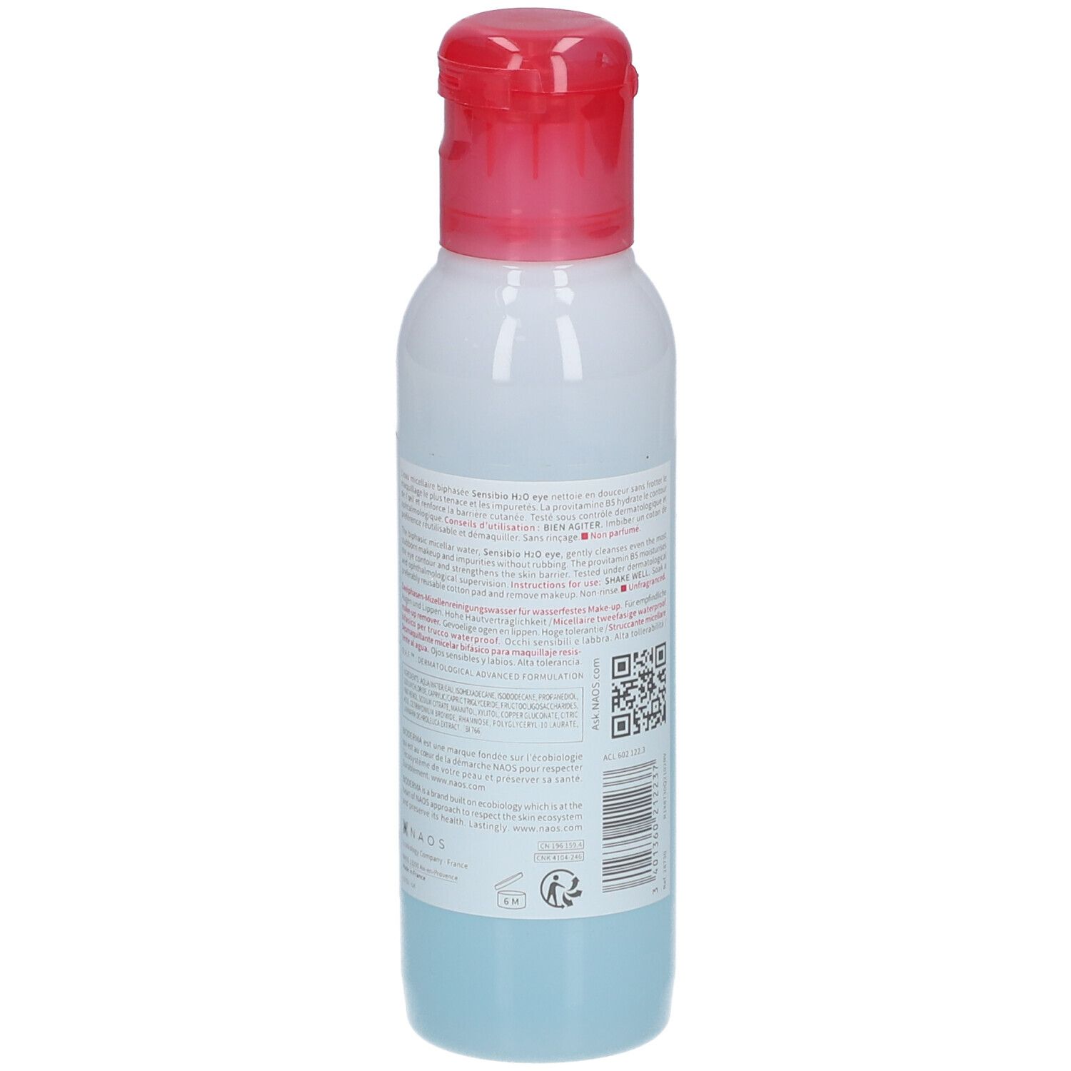 BIODERMA Sensibio H2O eye 2-Phasen Mizellen-Make-up-Entferner