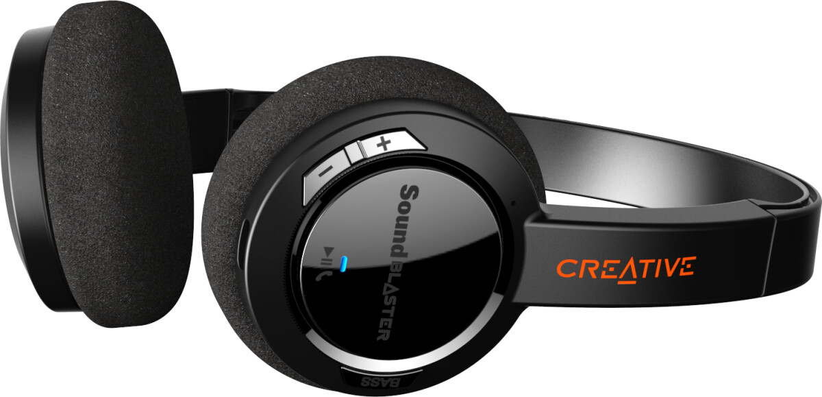 Sound Blaster Jam V2 - On-Ear Hovedtelefoner - Sort