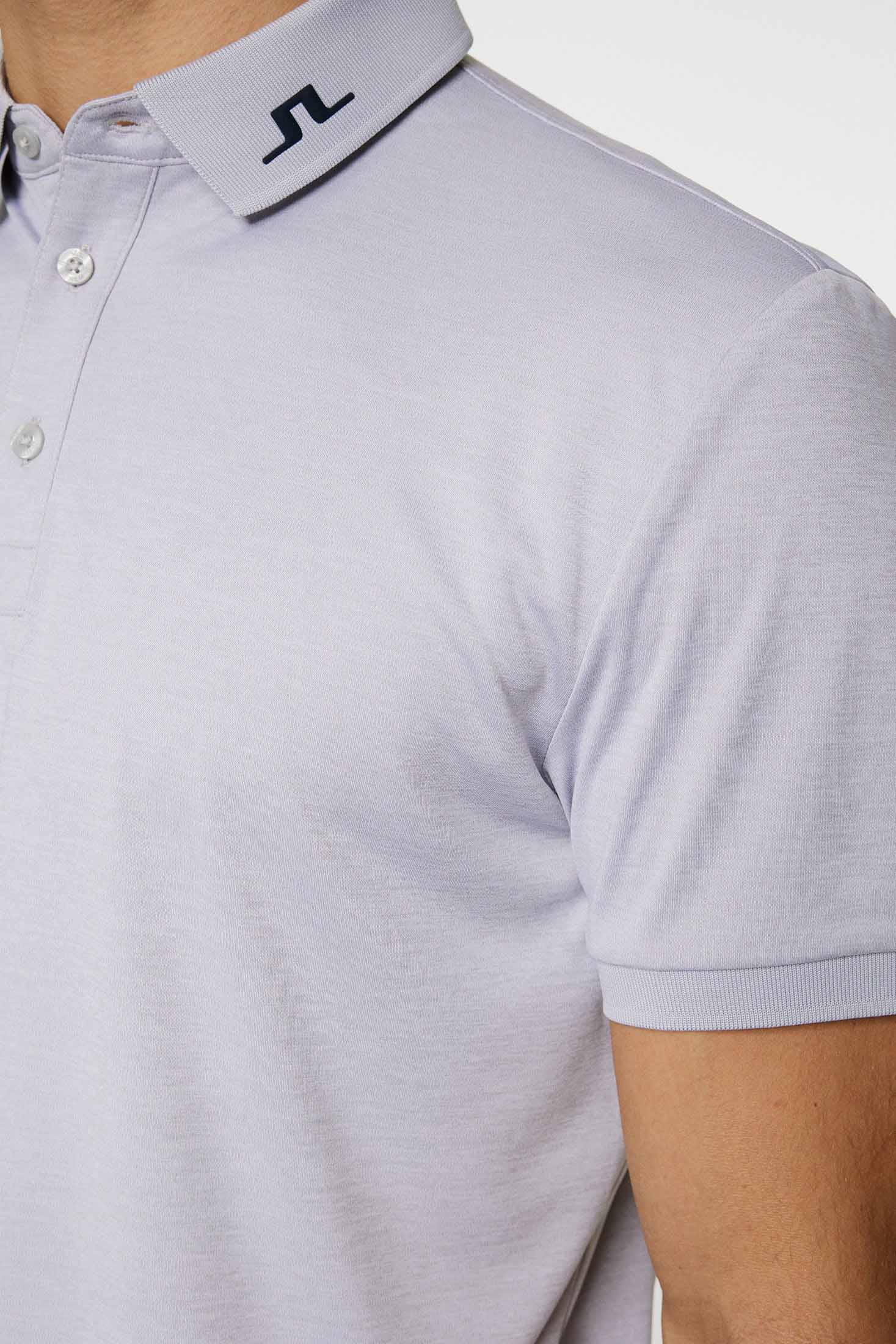 KV Polo Herre Light Grey Melange