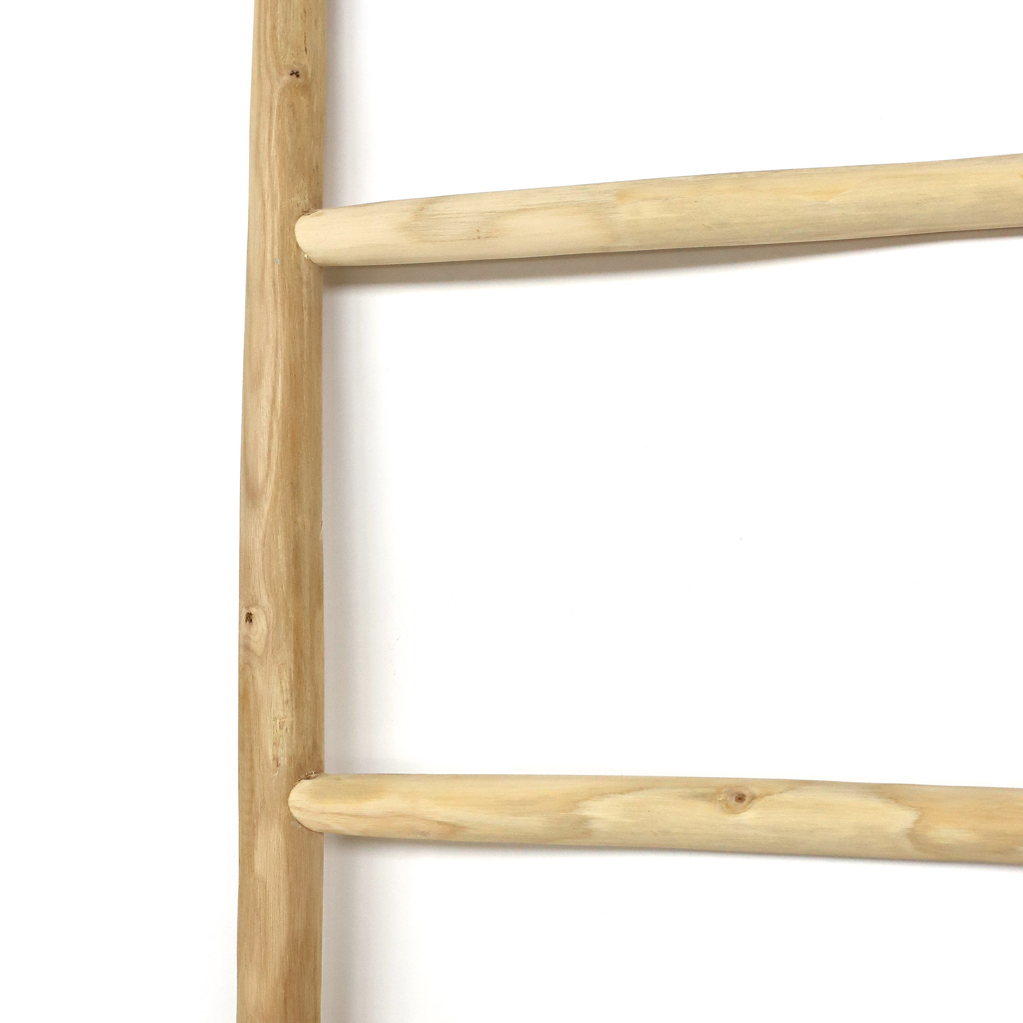 Handtuch-Leiter 'Niz', Teak, H 180 cm, B 70 cm von fischer's lagerhaus