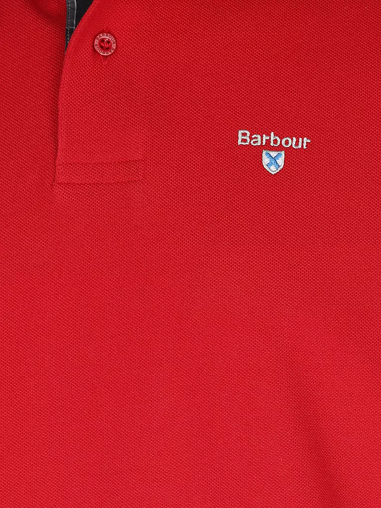 BARBOUR Poloshirt Regular Fit rot