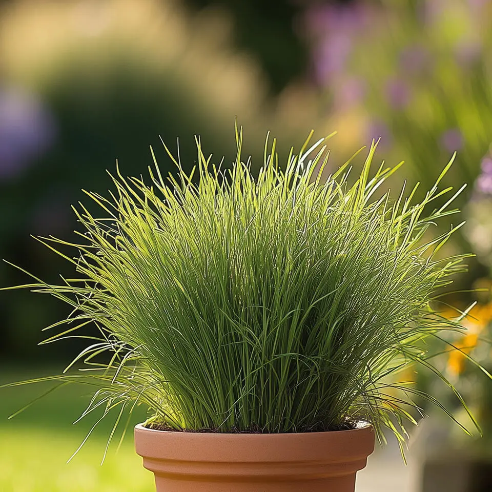 Kattengras - Set van 6 - Cyperus zumula - Hoogte 30-40cm - ⌀12cm