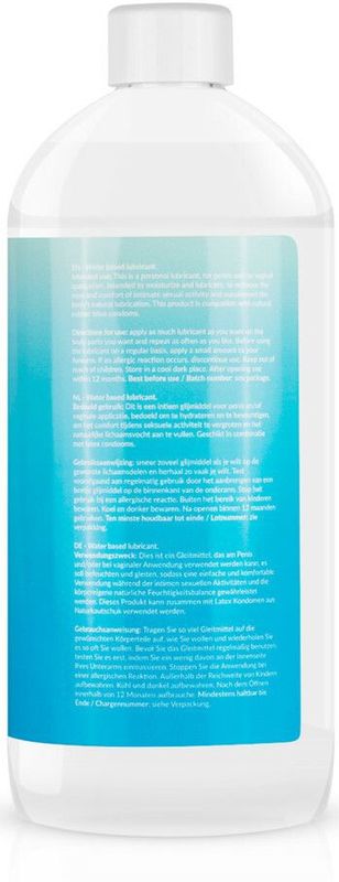 Easyglide - Glijmiddel - Waterbasis - 3 x 500 ml - Voordeelverpakking