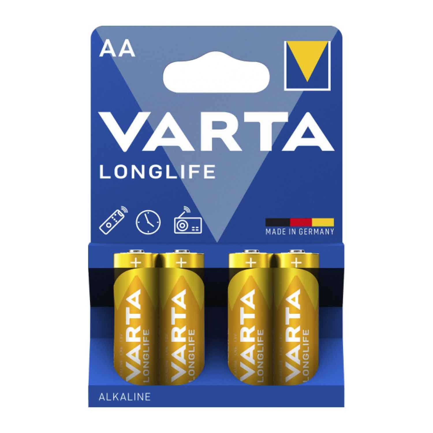 VARTA Batterie Longlife 4er AA