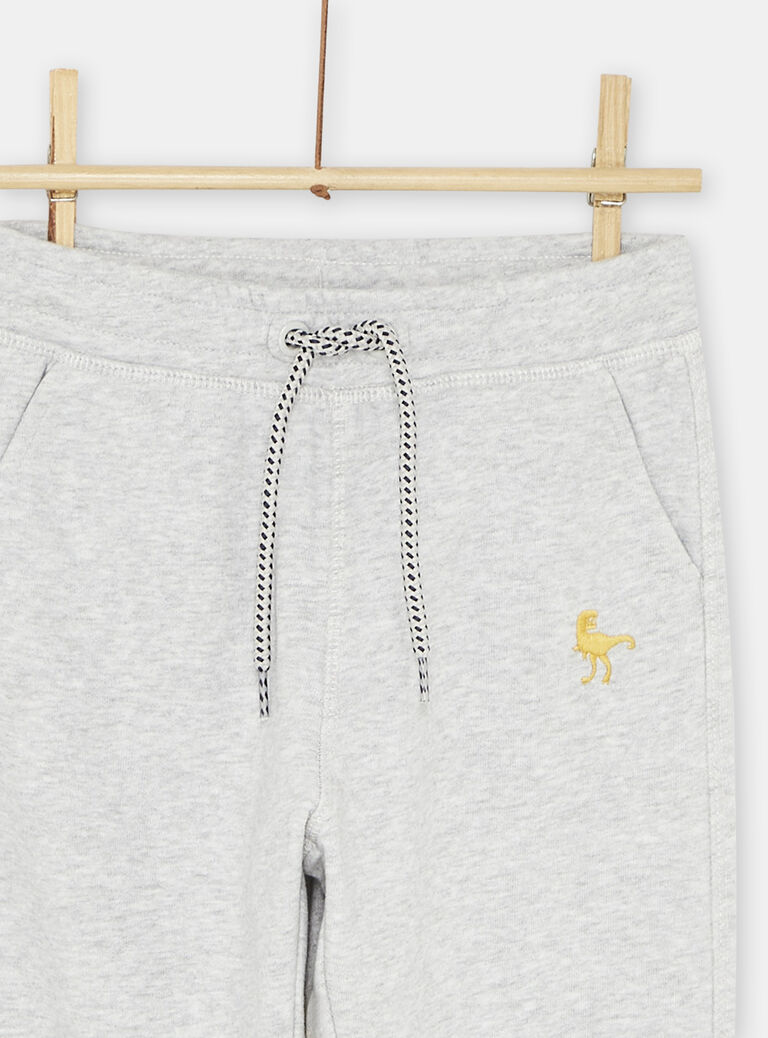 Jogging gris chiné garçon