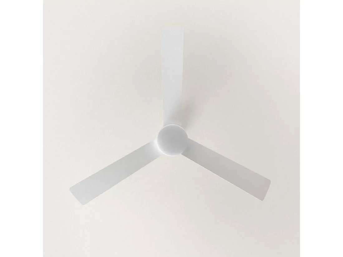 Ventilateur de Plafond Silencieux Fleves 132cm Motor DC Blanc Télécommande Avec lumière Oui Blanc
