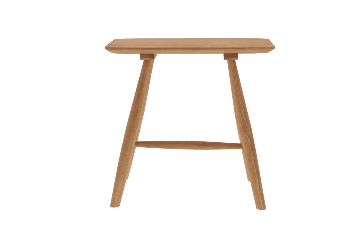Hocker 46.5 x 28 cm, Nature<br>Hocker aus geöltem Eichenholz