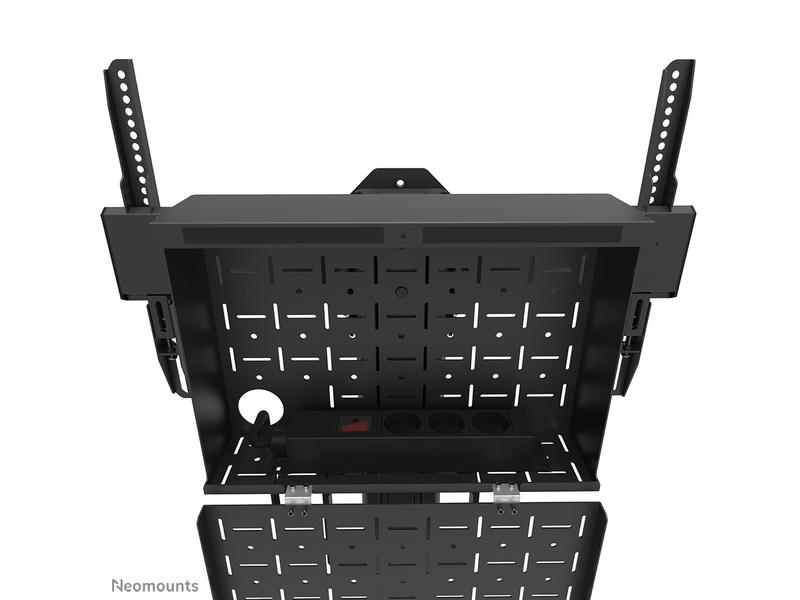 NEOMOUNTS TV-Trolley FL50S-825BL1 Schwarz Mobiler Bodenständer für 37-75