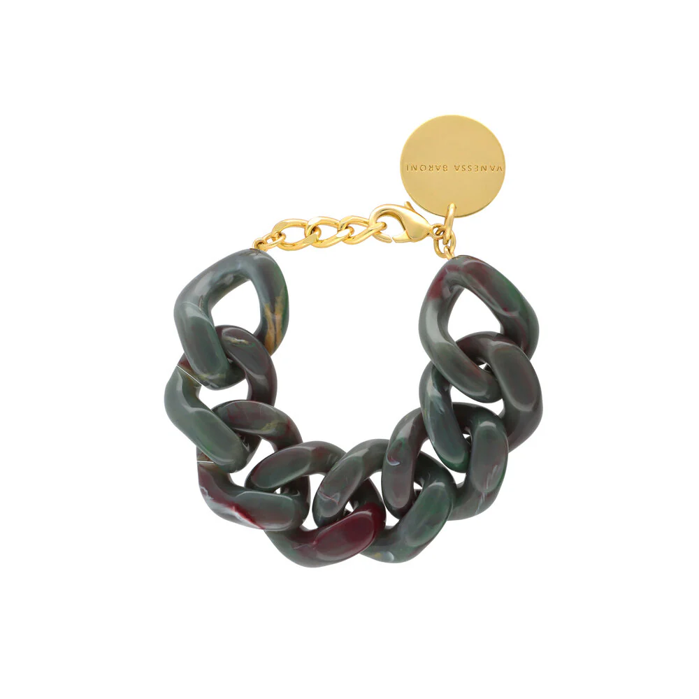VANESSA BARONI  Great armbånd - Green Marble