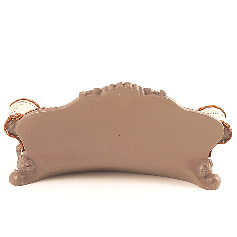 Porte bijoux bagues canapé notes de musique Brun