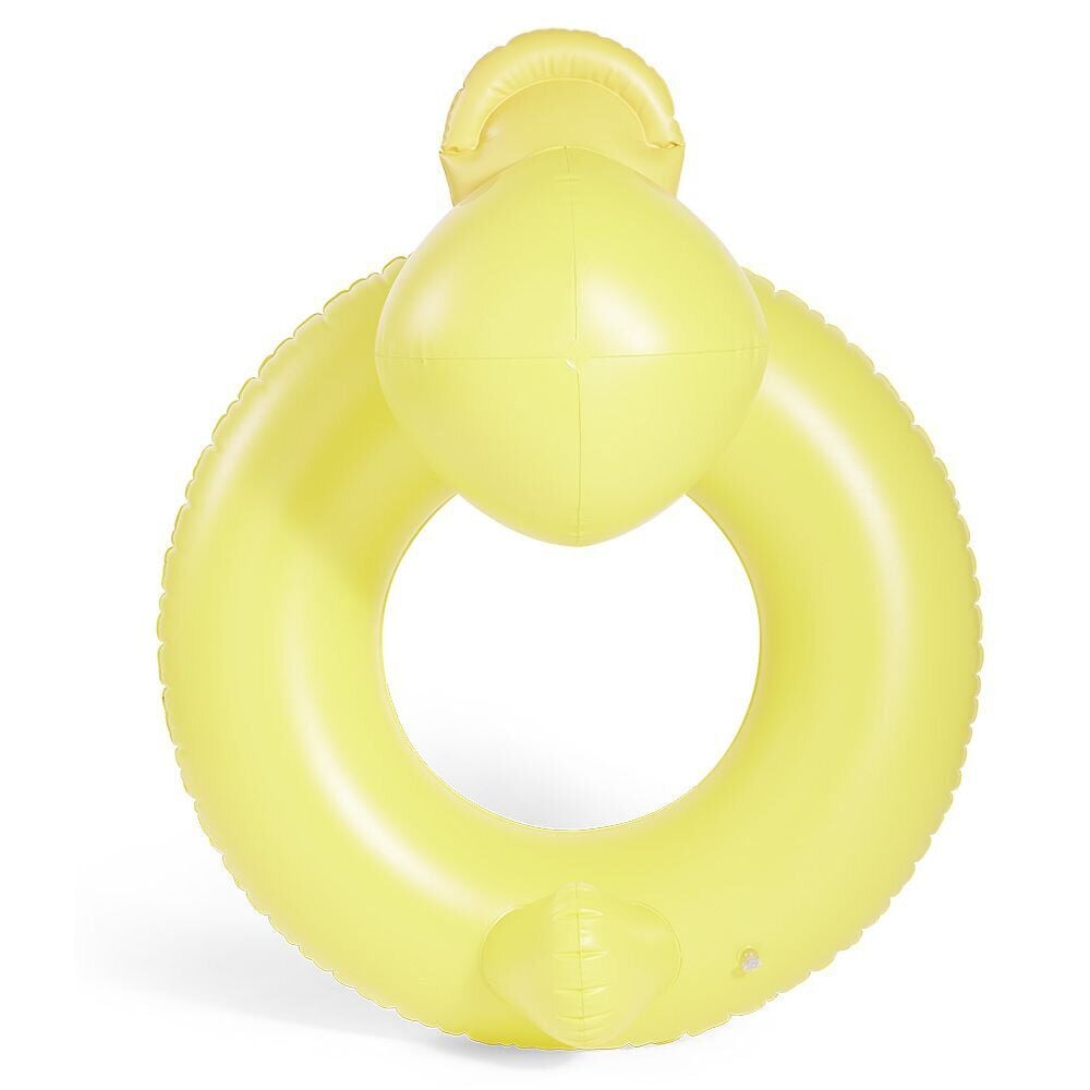 Bouée gonflable canard jaune Ø110cm
