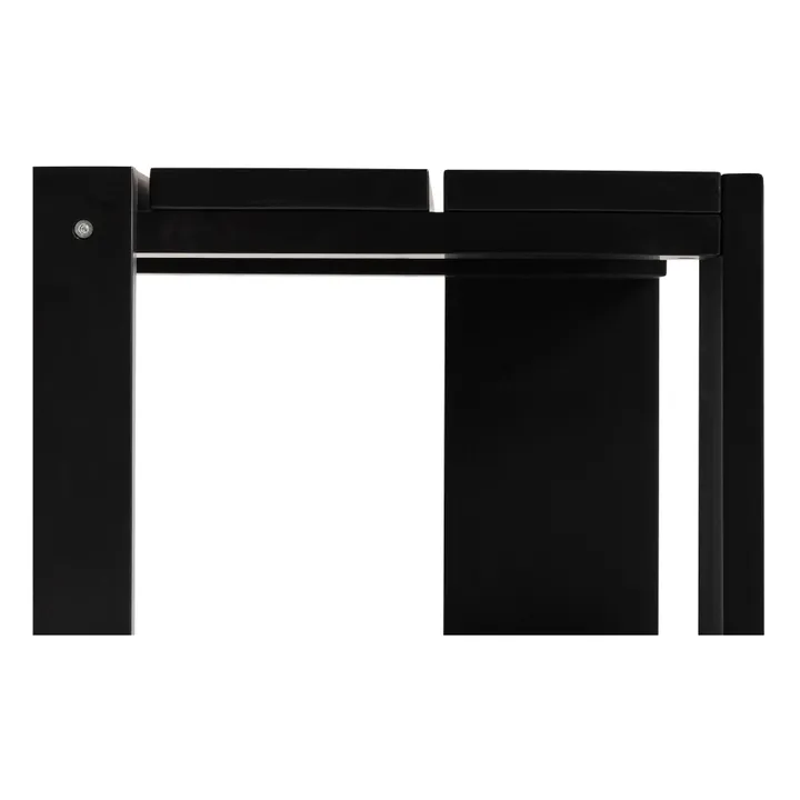 Hay Table basse outdoor Crate en bois | Noir