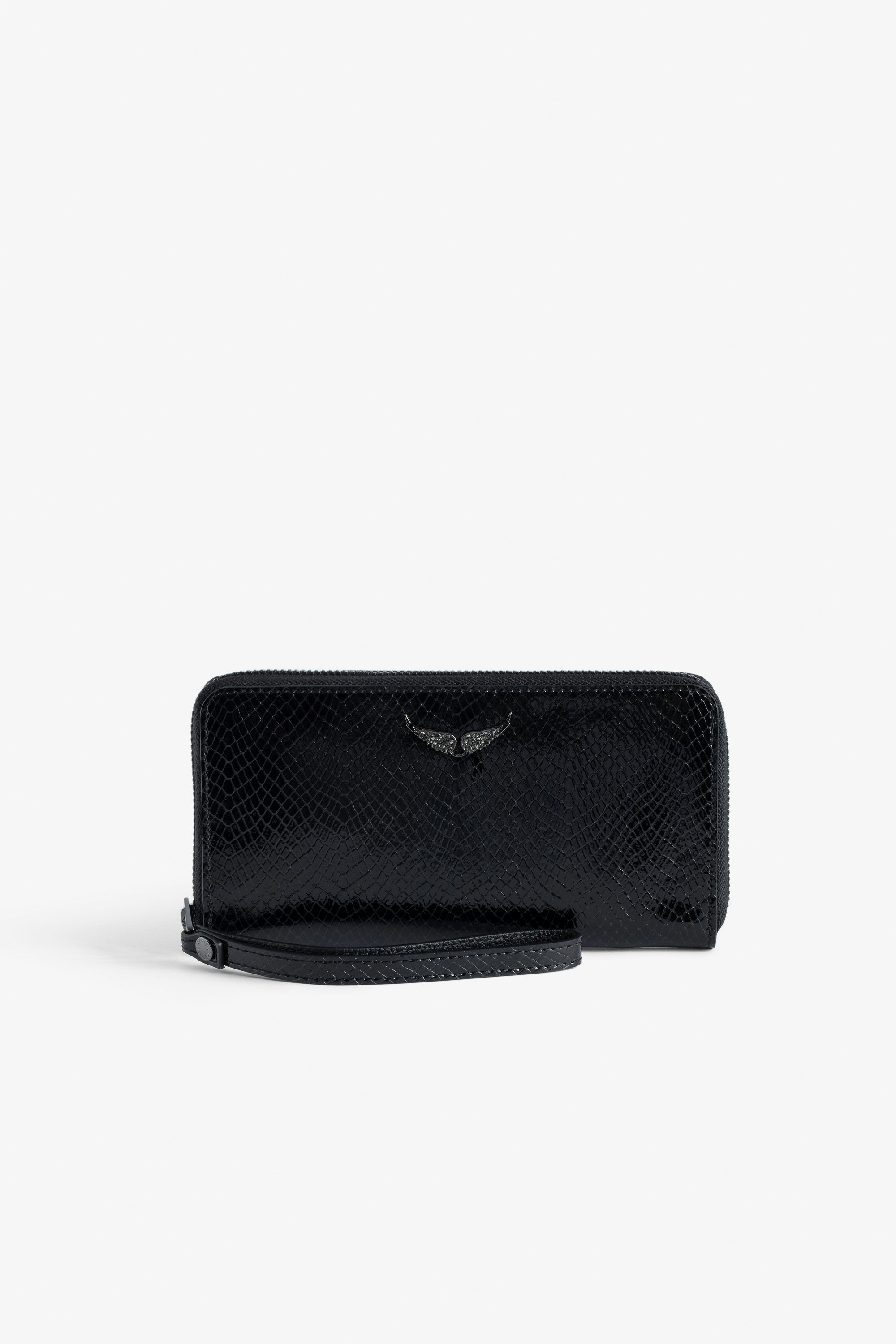 Portefeuille Compagnon Glossy Wild Embossé