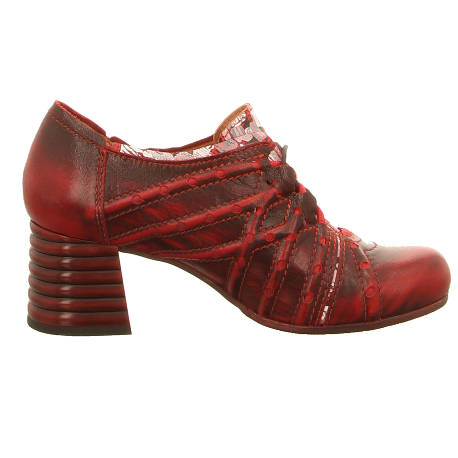 Simen Schnürhalbschuh rot