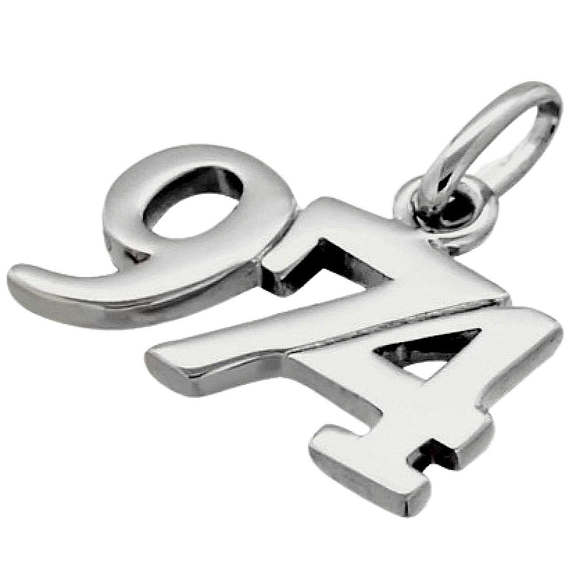 Pendentif 974 97-4 97 - 4 Ile de la réunion en argent + chaîne