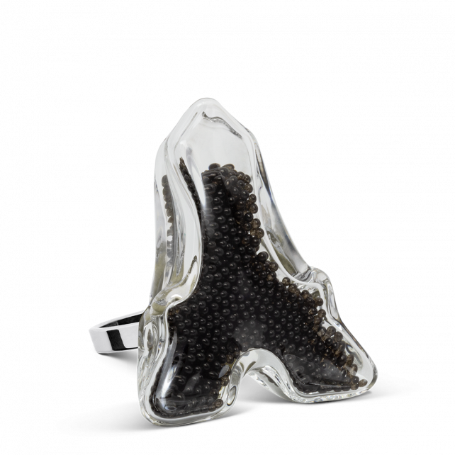 Bague en verre soufflé - Tower Billes