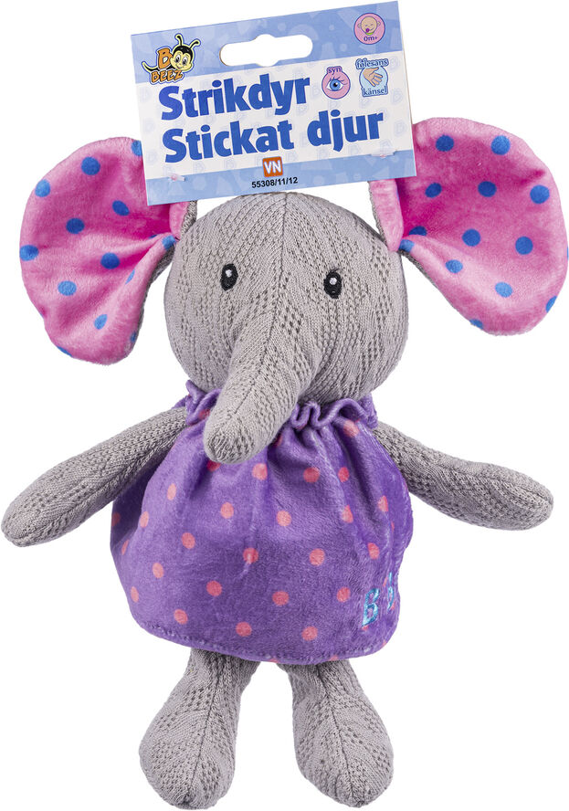 B Beez B-B KNITTED ELEFANT 18CM