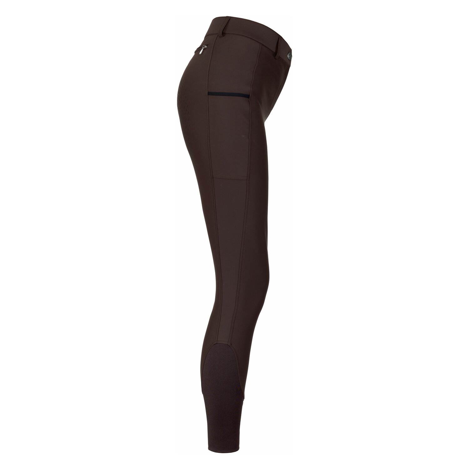 black forest Grip-Vollbesatz-Reithose Midseason - chocolate