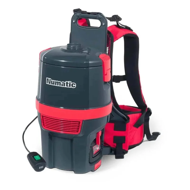 NUMATIC - Aspirateur dorsal RSB150NX- Batterie - Rouge